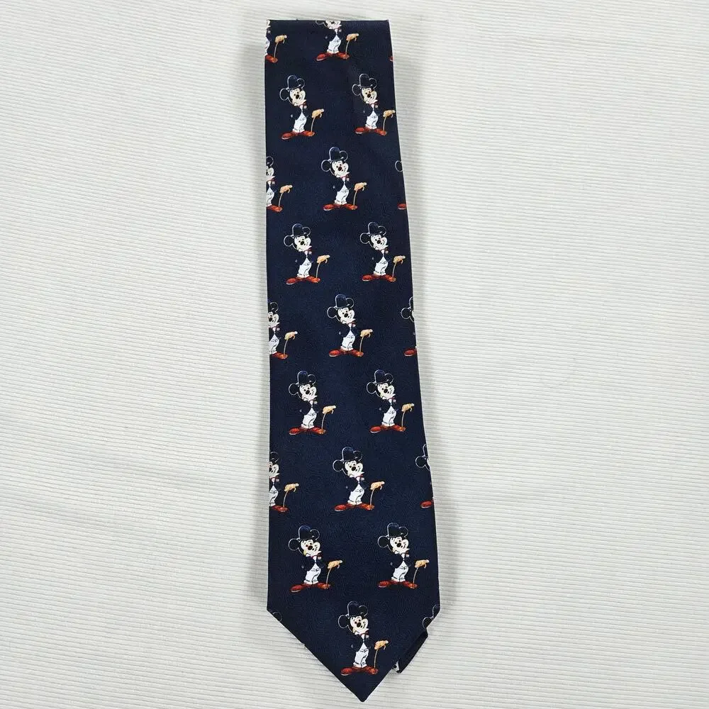Vintage Mickey Unlimited Charlie Chaplain Mickey Mouse‎ Neck Tie